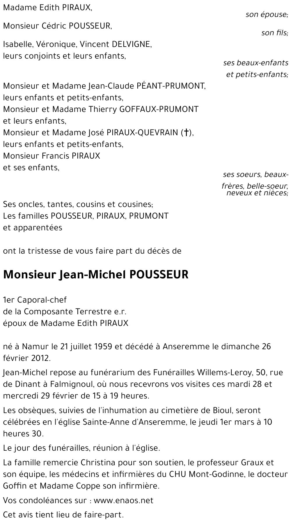 Jean-Michel POUSSEUR