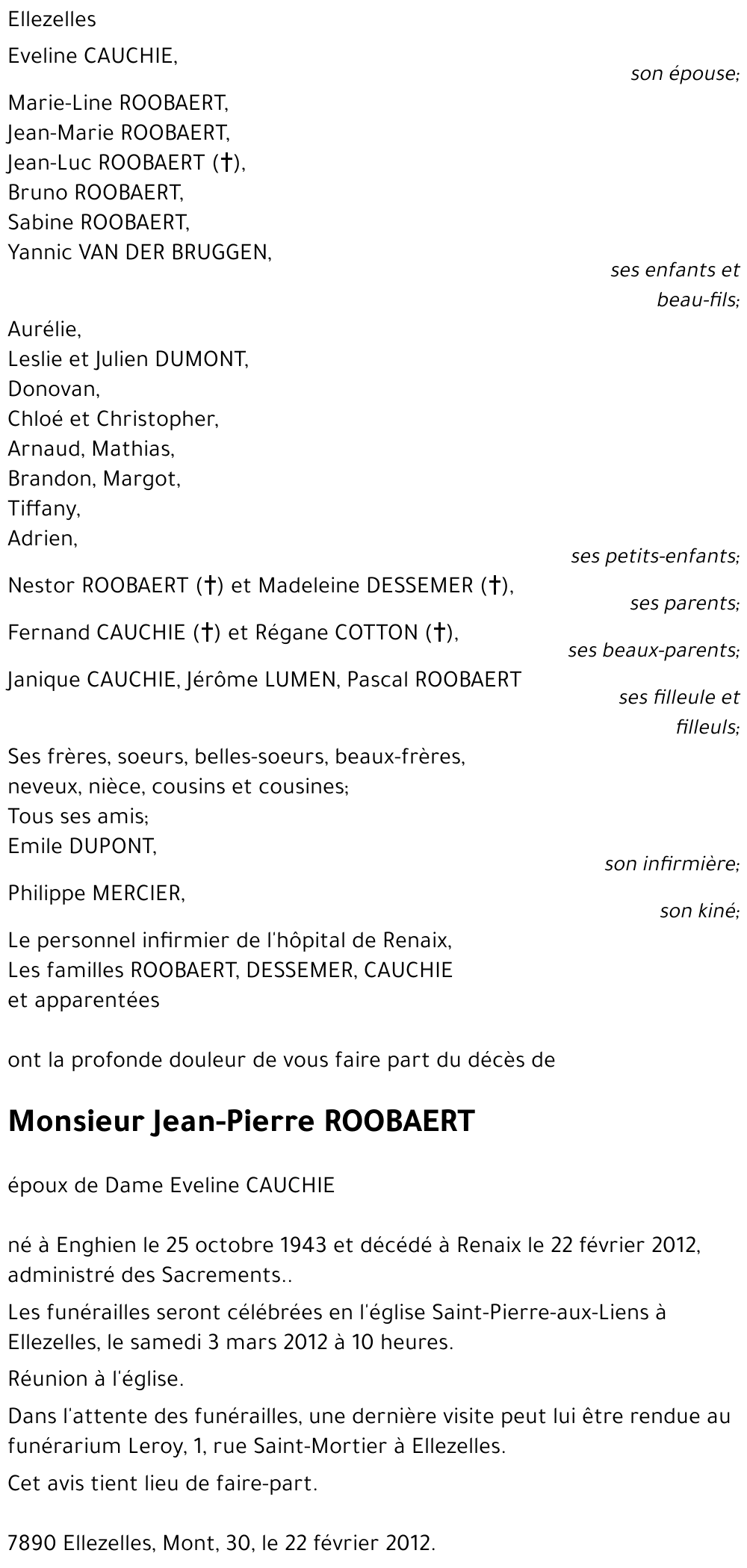 Jean-Pierre ROOBAERT