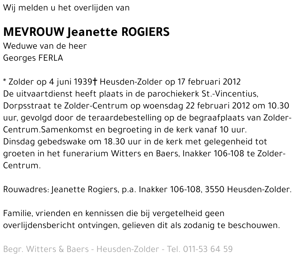 Jeanette Rogiers