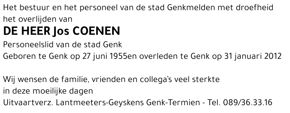 Jos COENEN