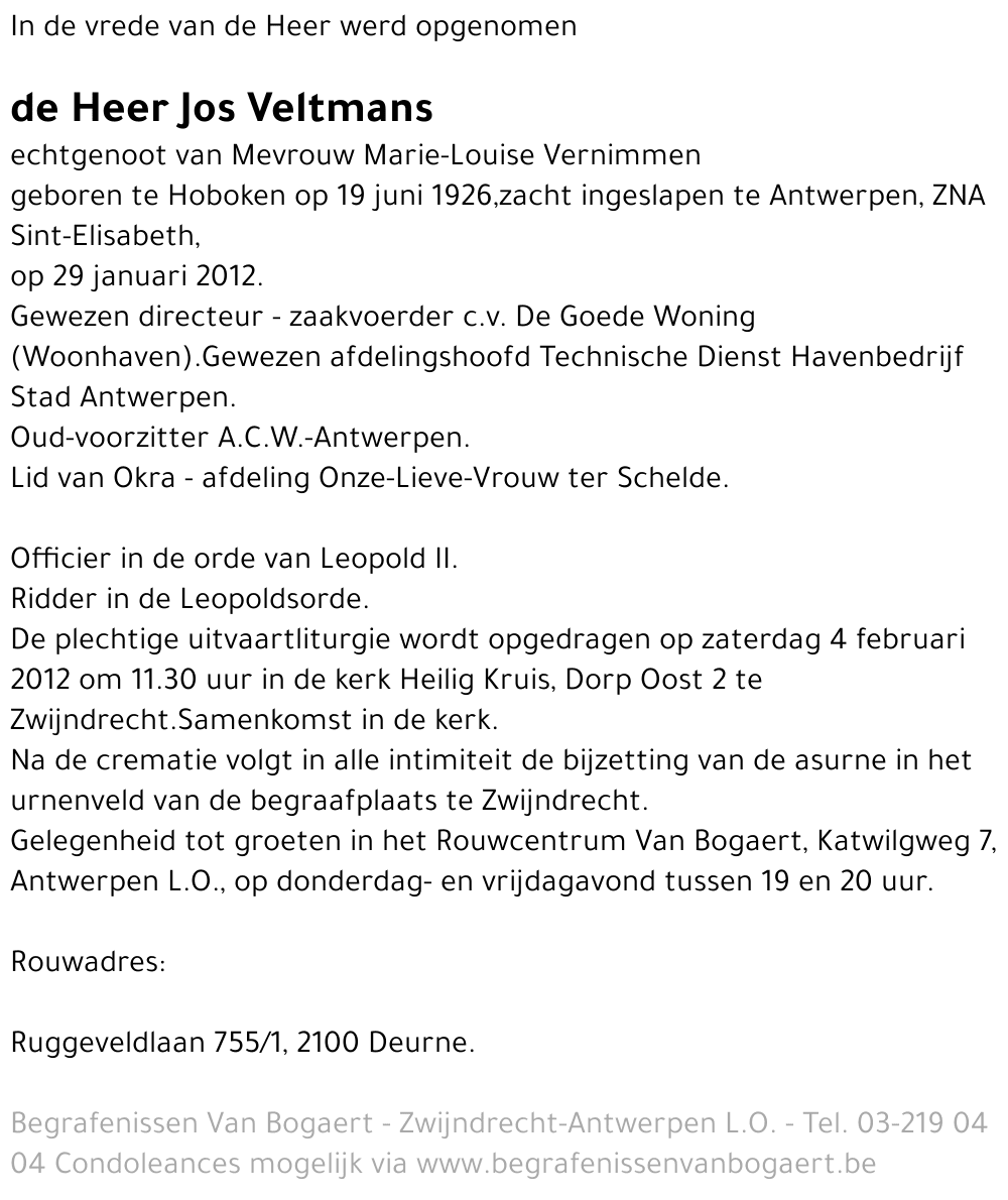 Jos Veltmans