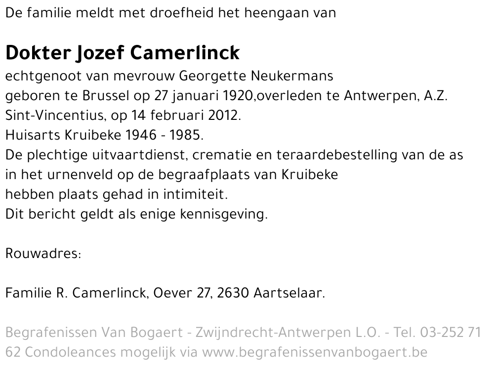 Jozef Camerlinck