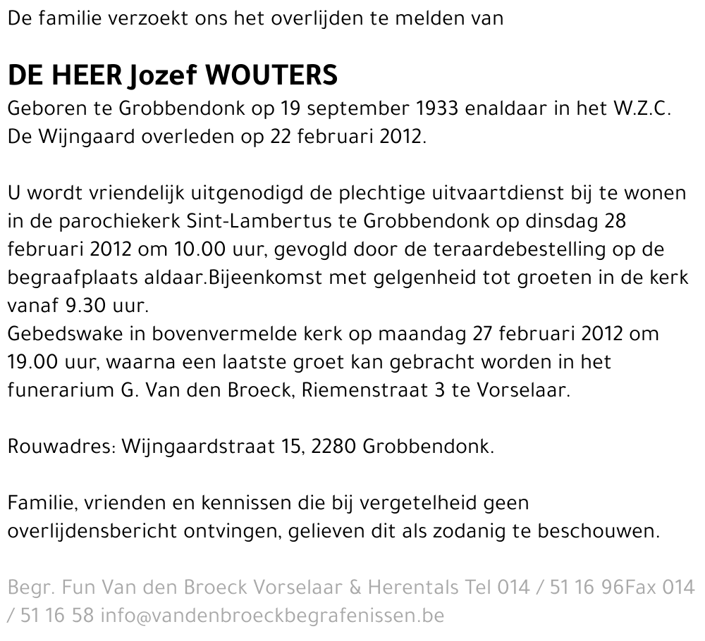 Jozef Wouters