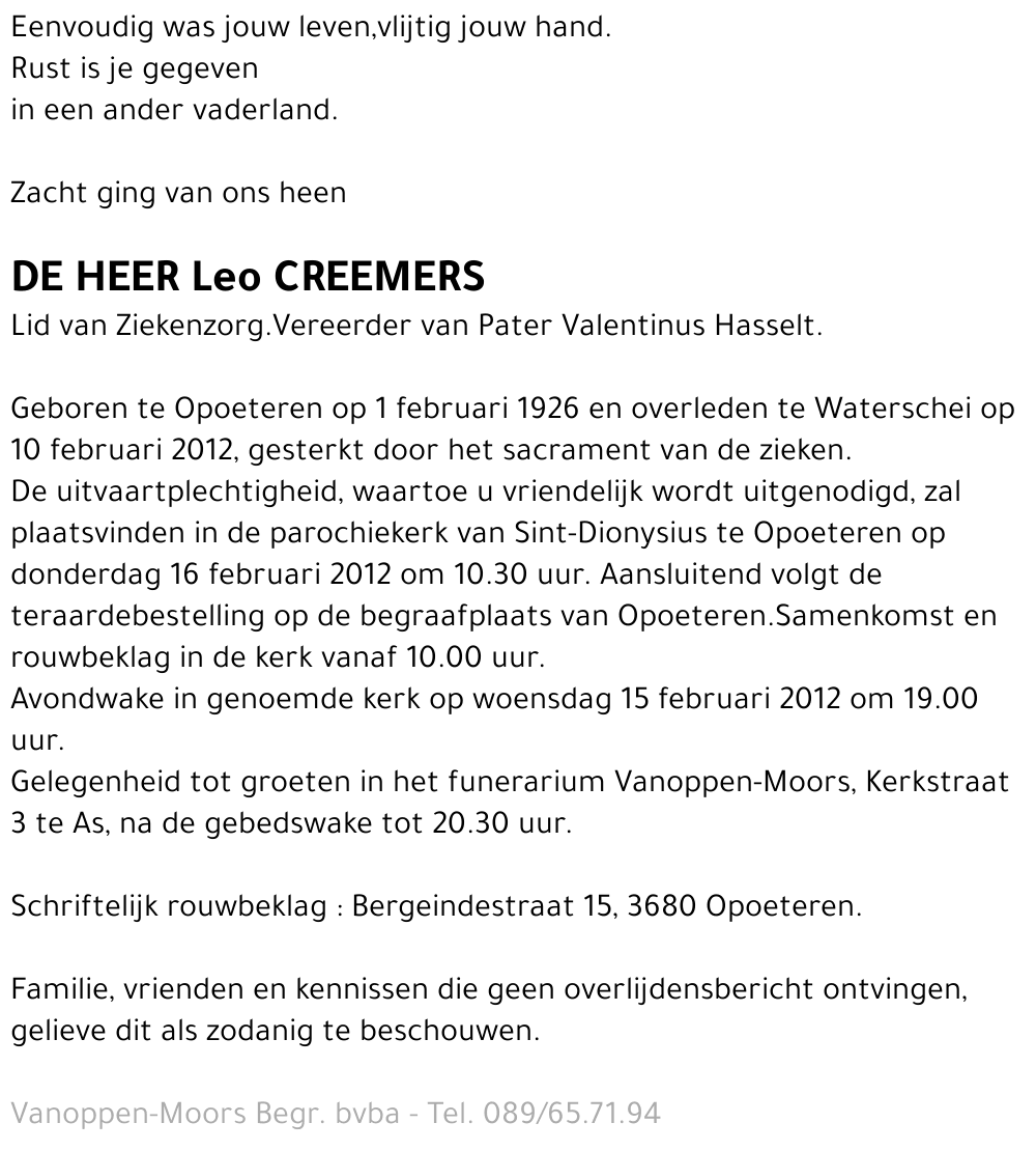 Leo Creemers