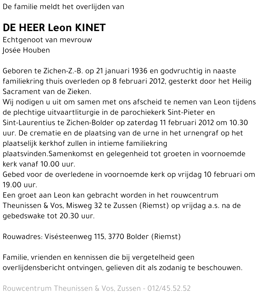 Leon Kinet