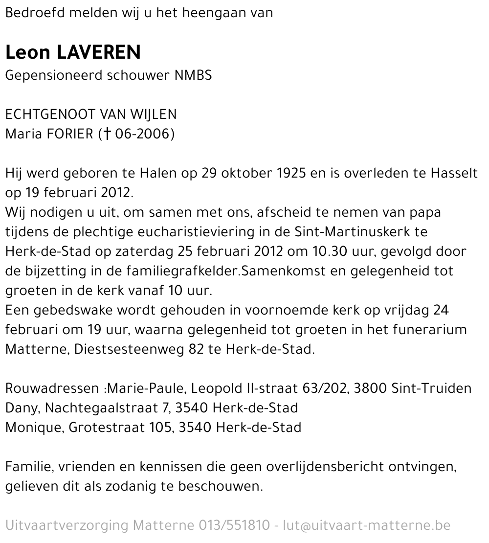 Leon Laveren