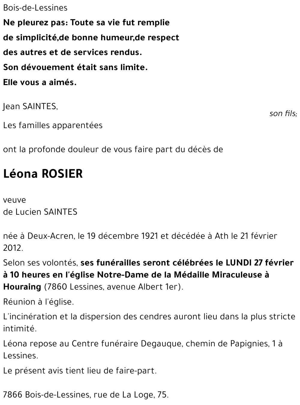Léona ROSIER