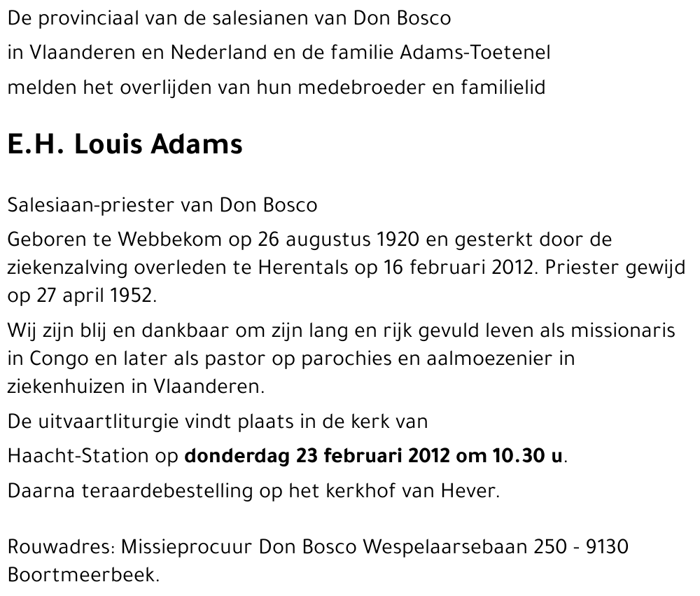 Louis Adams