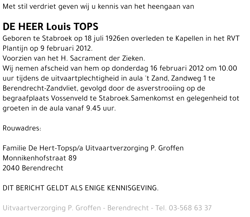 Louis Tops