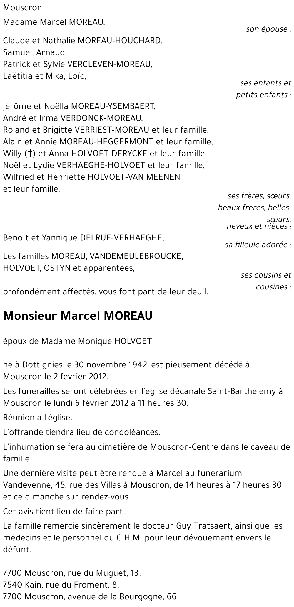 Marcel MOREAU