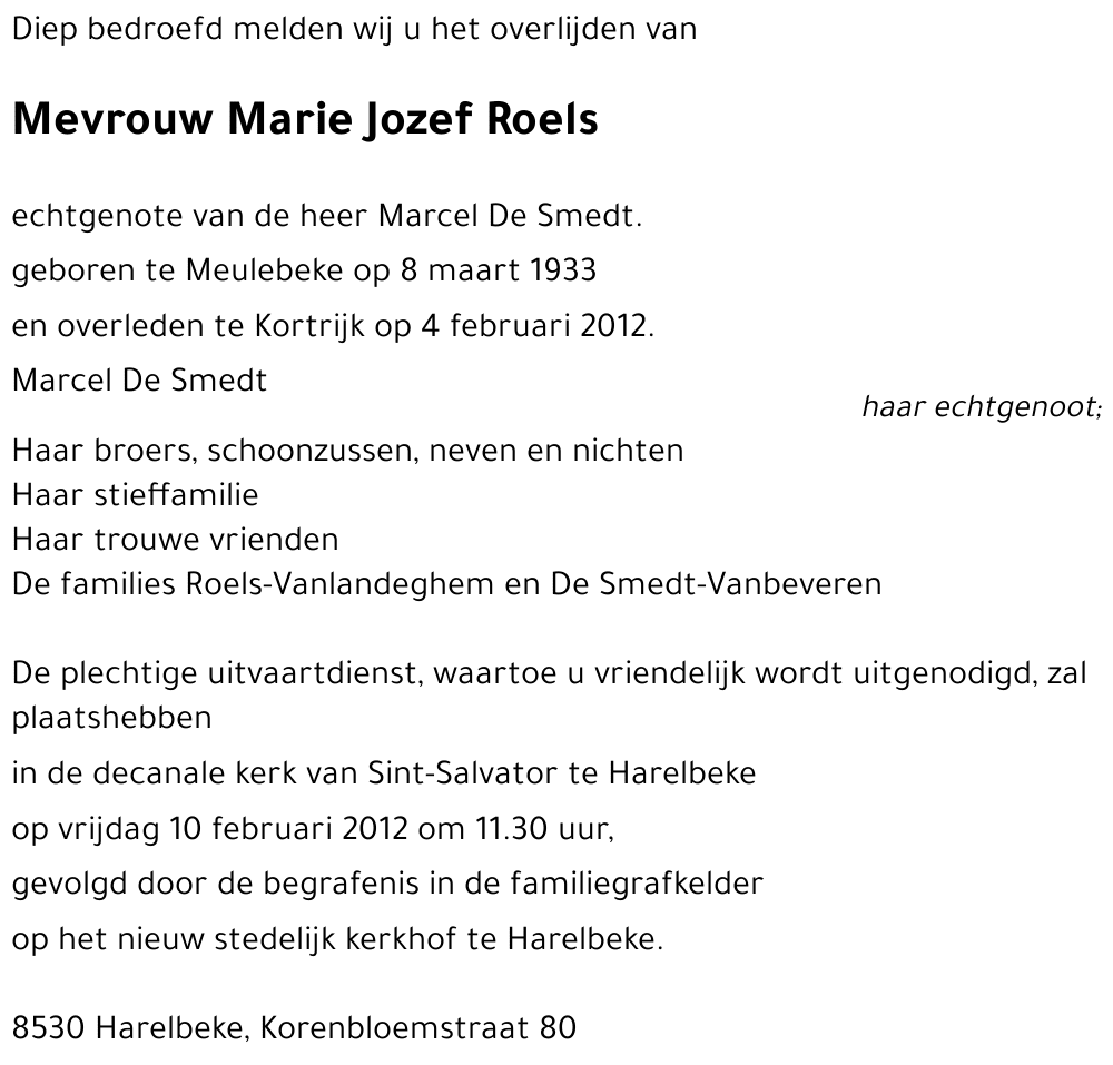 Marie Jozef Roels