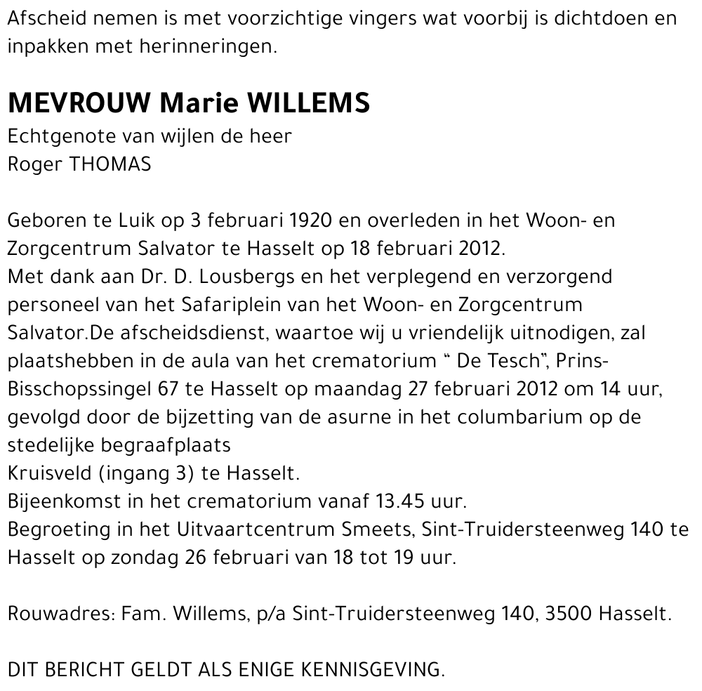 Marie Willems