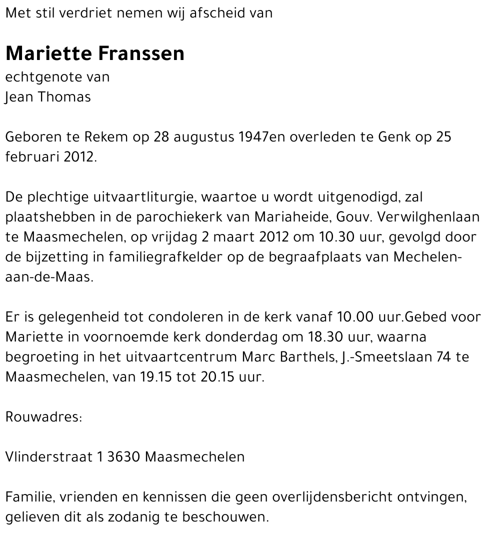 Mariette Franssen