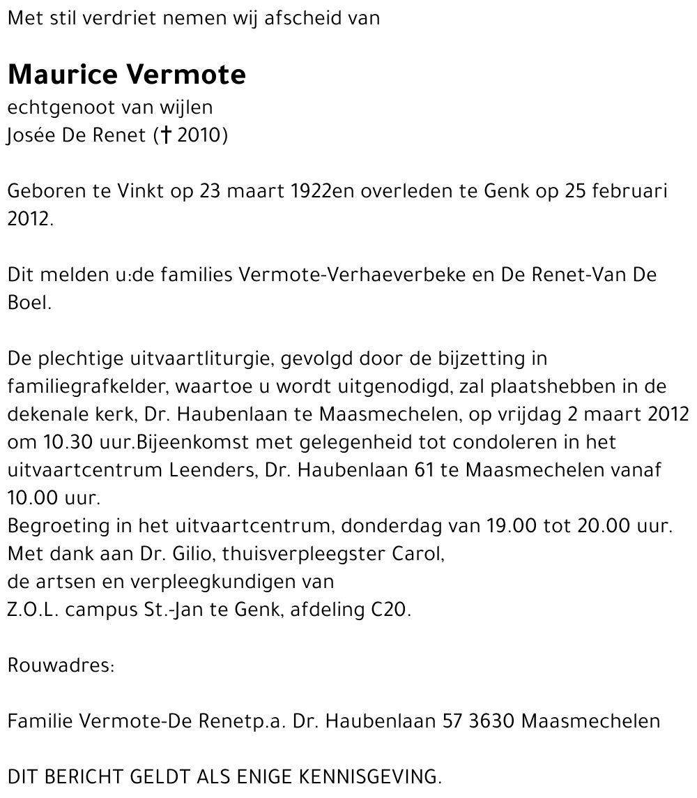 Maurice Vermote