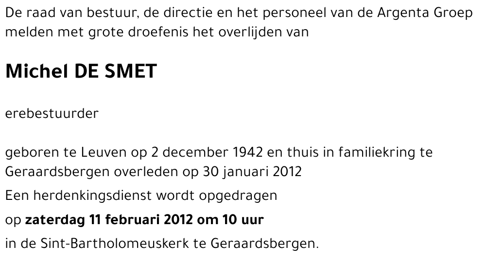Michel DE SMET