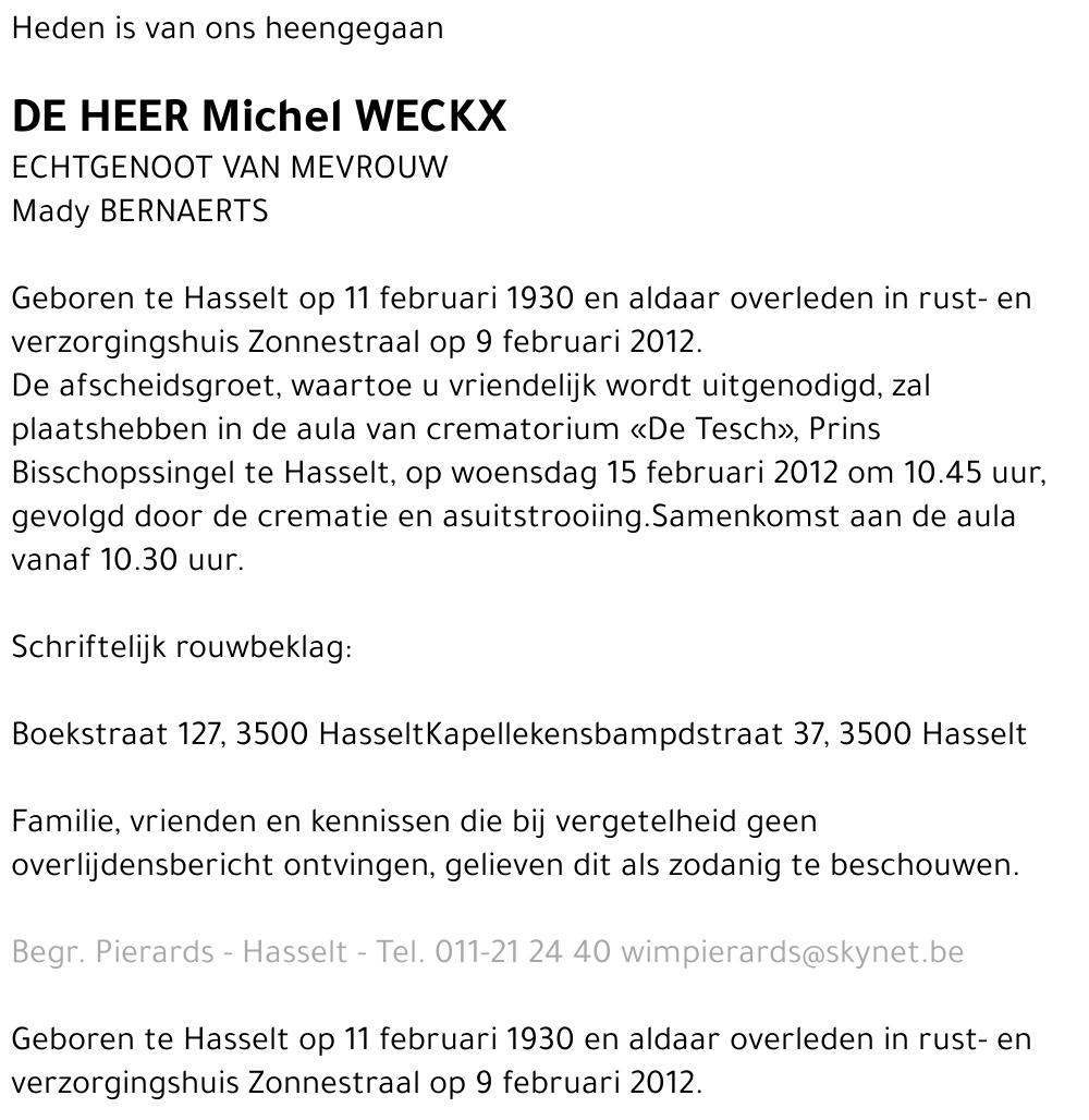 Michel Weckx
