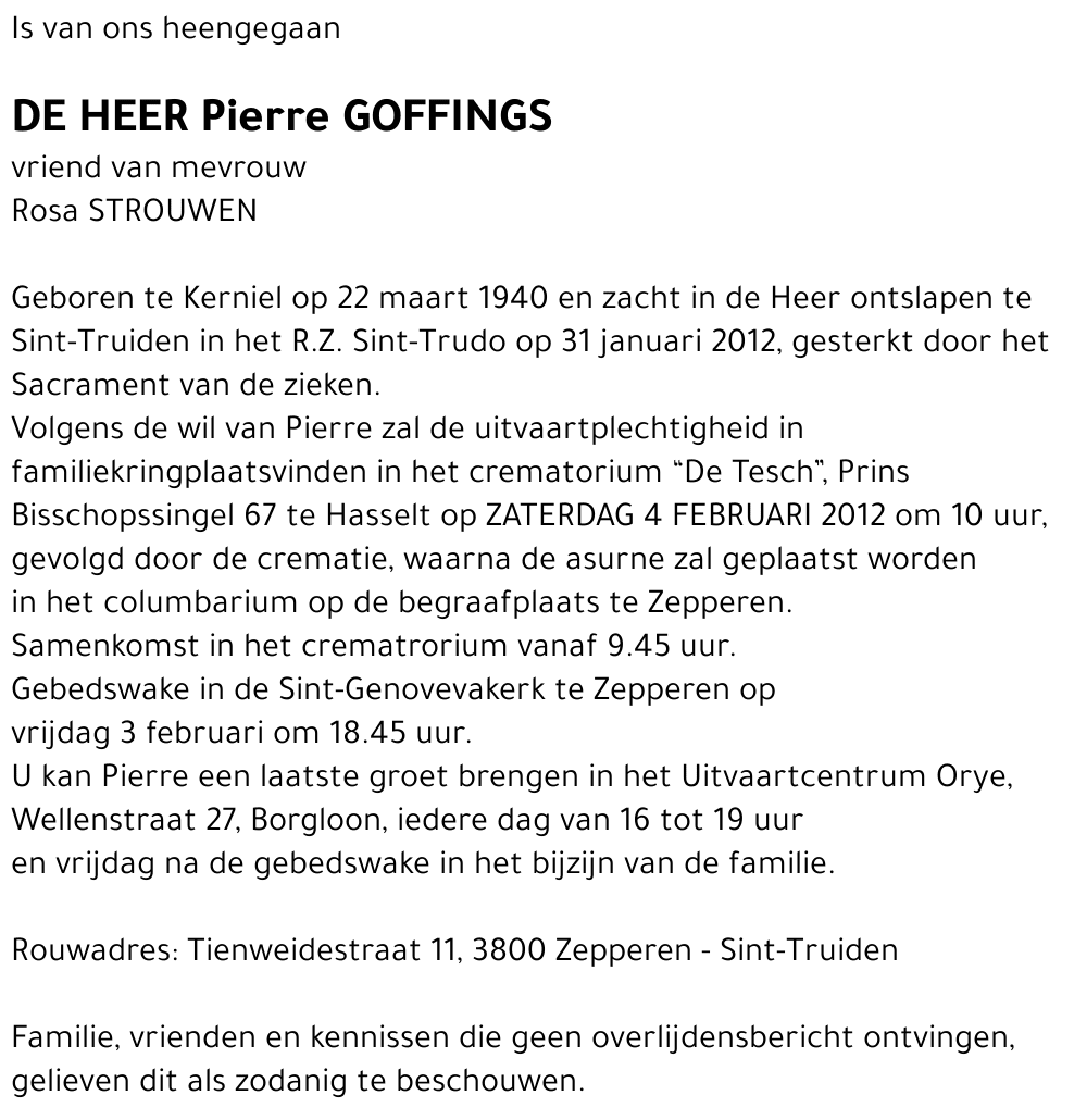 Pierre Goffings