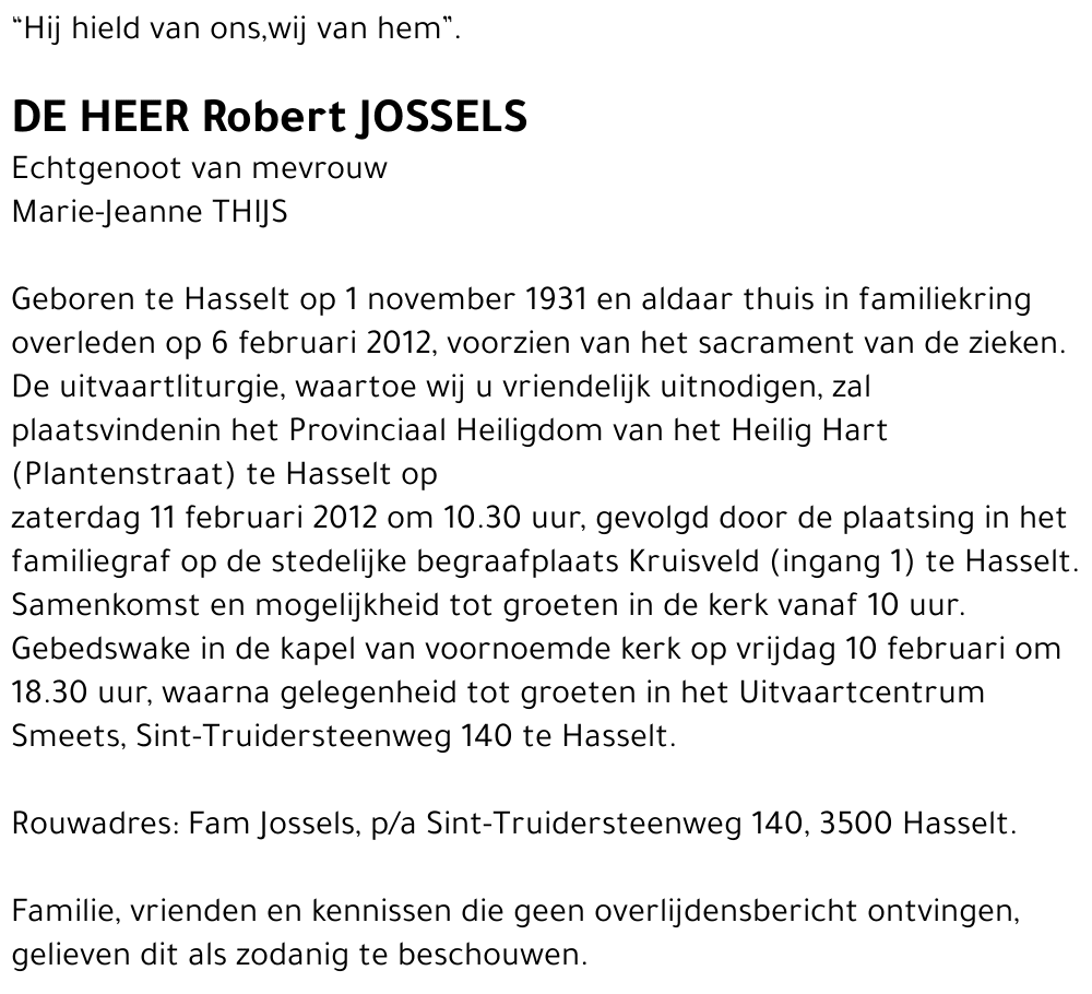 Robert Jossels