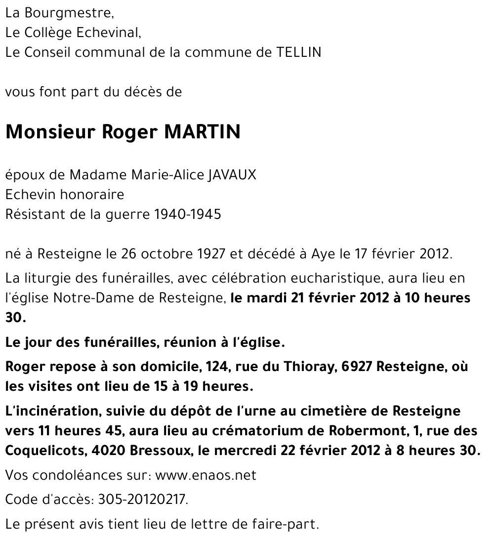 Roger MARTIN