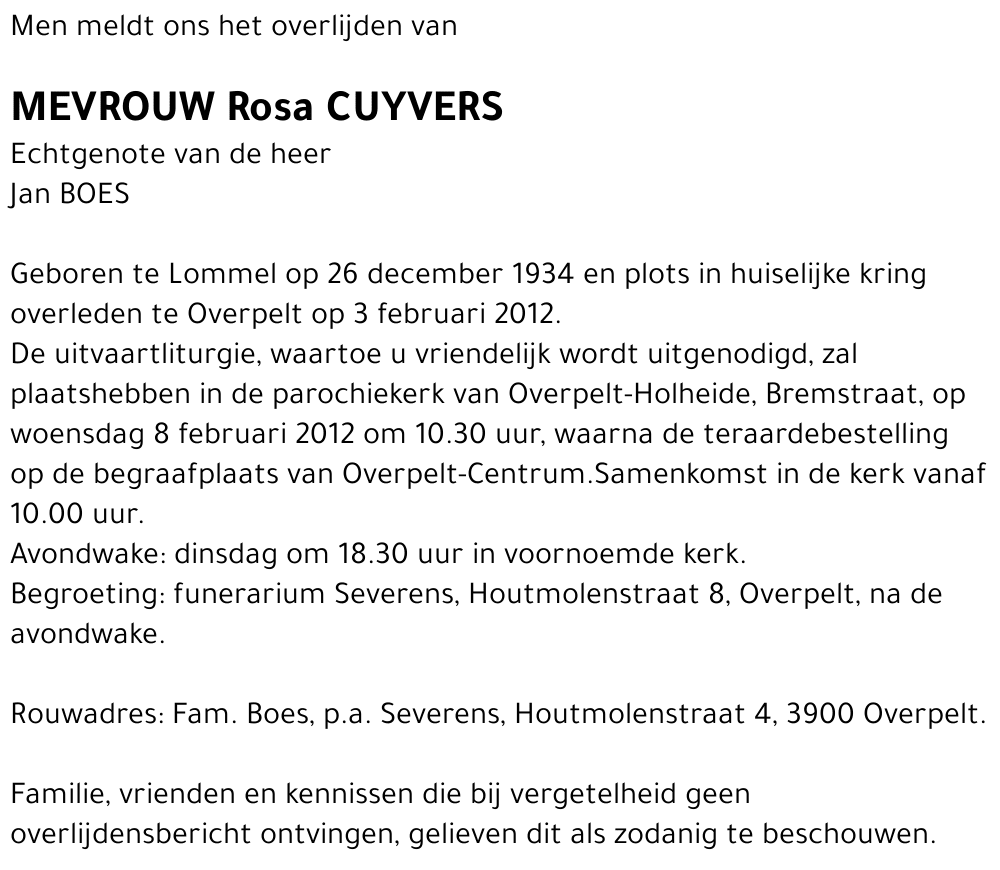 Rosa Cuyvers