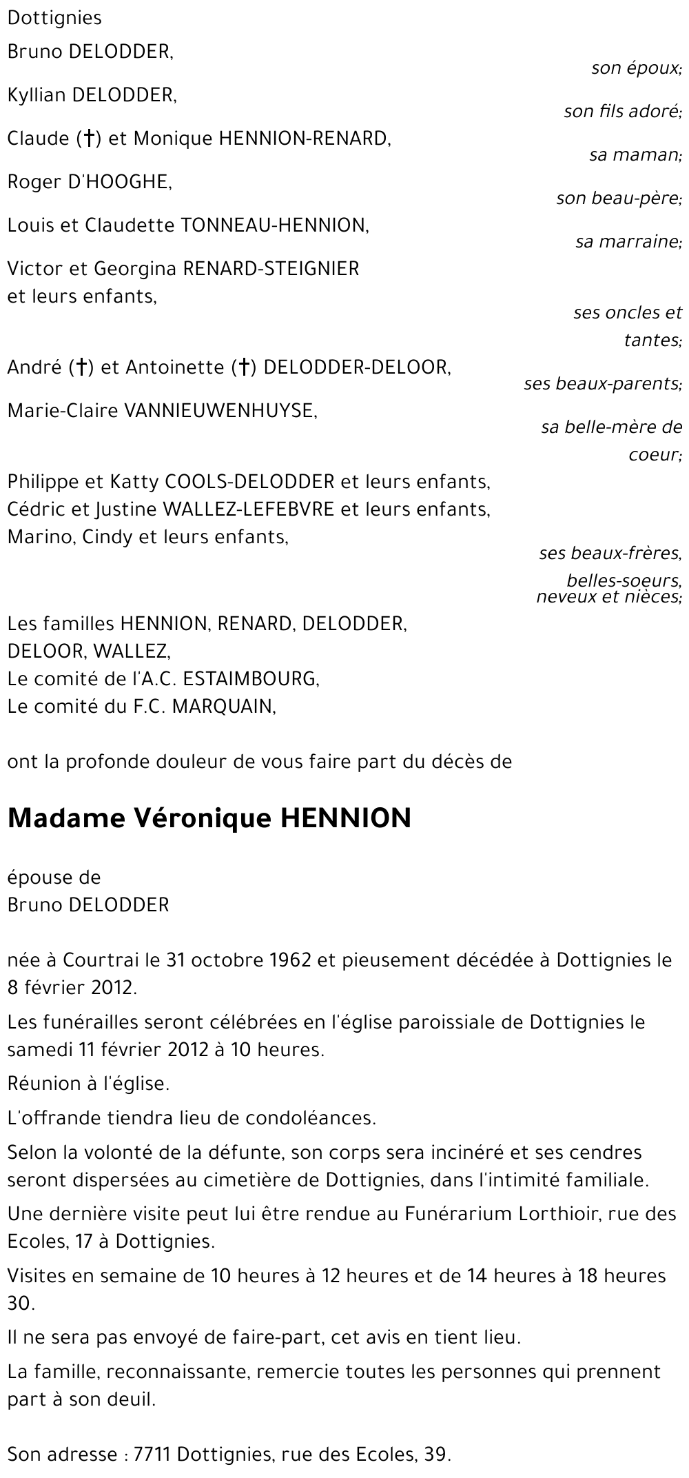 Véronique HENNION