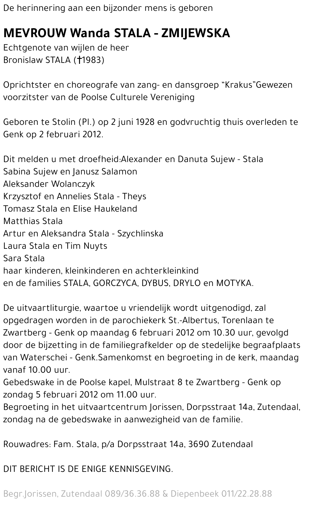 Wanda Stala - Zmijewska