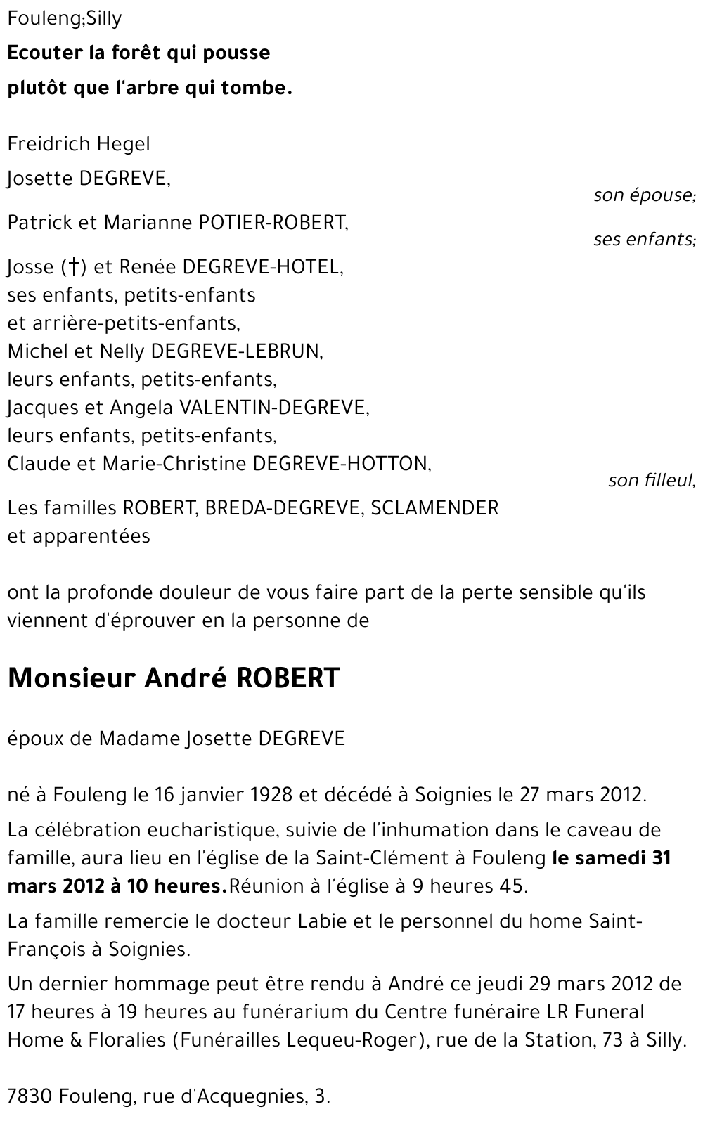 André ROBERT