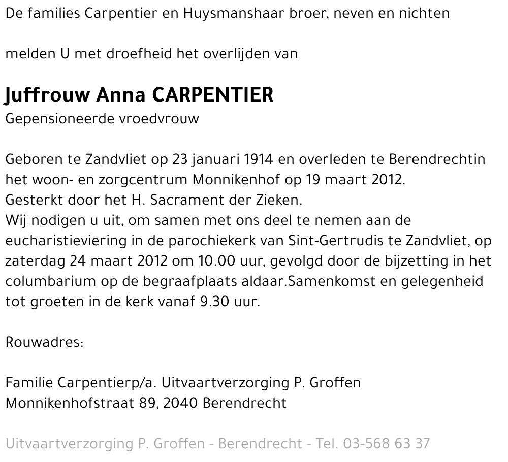 Anna Carpentier