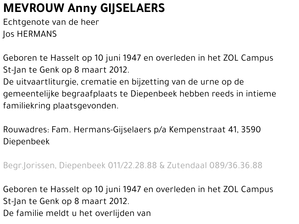 Anny Gijselaers
