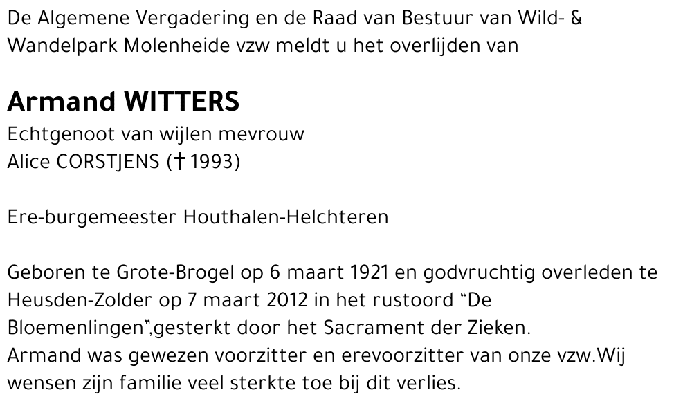 Armand WITTERS