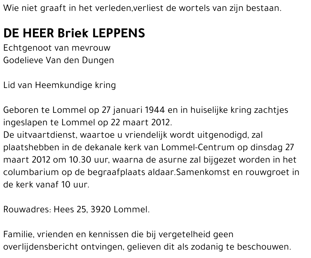 Briek Leppens