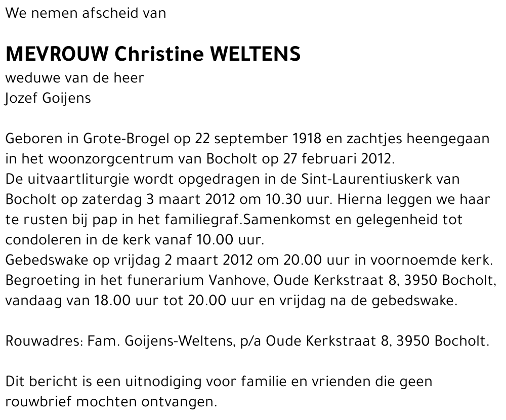 Christine Weltens