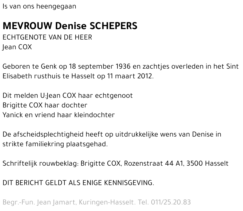Denise Schepers