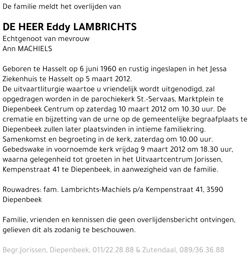 Eddy Lambrichts