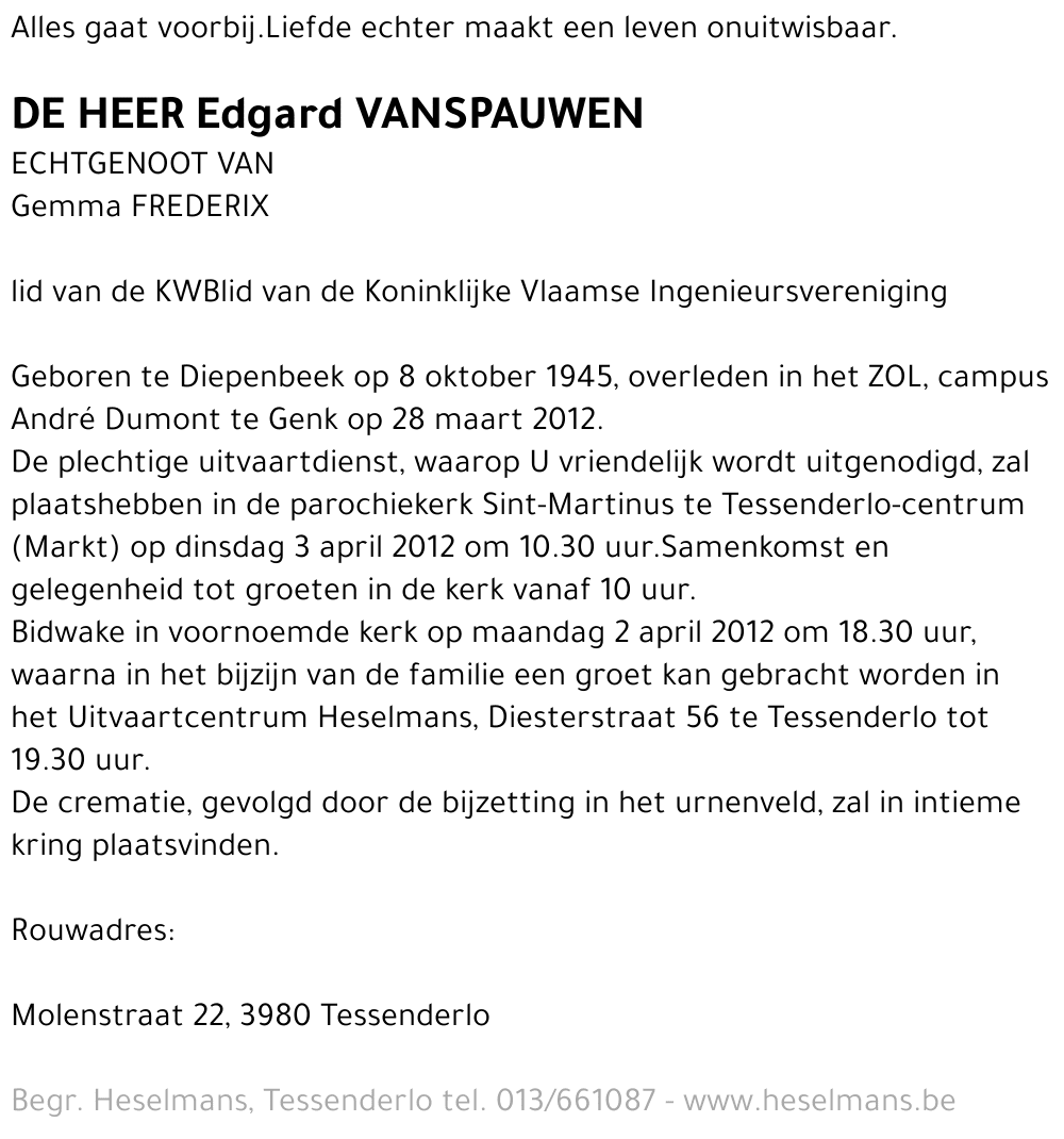 Edgard Vanspauwen