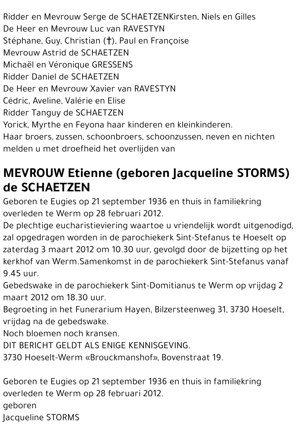 Etienne de Schaetzen