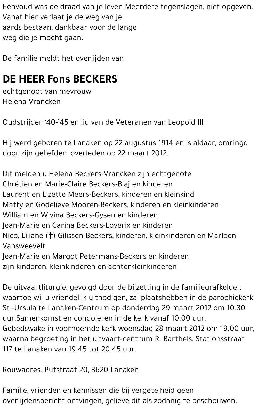 Fons Beckers