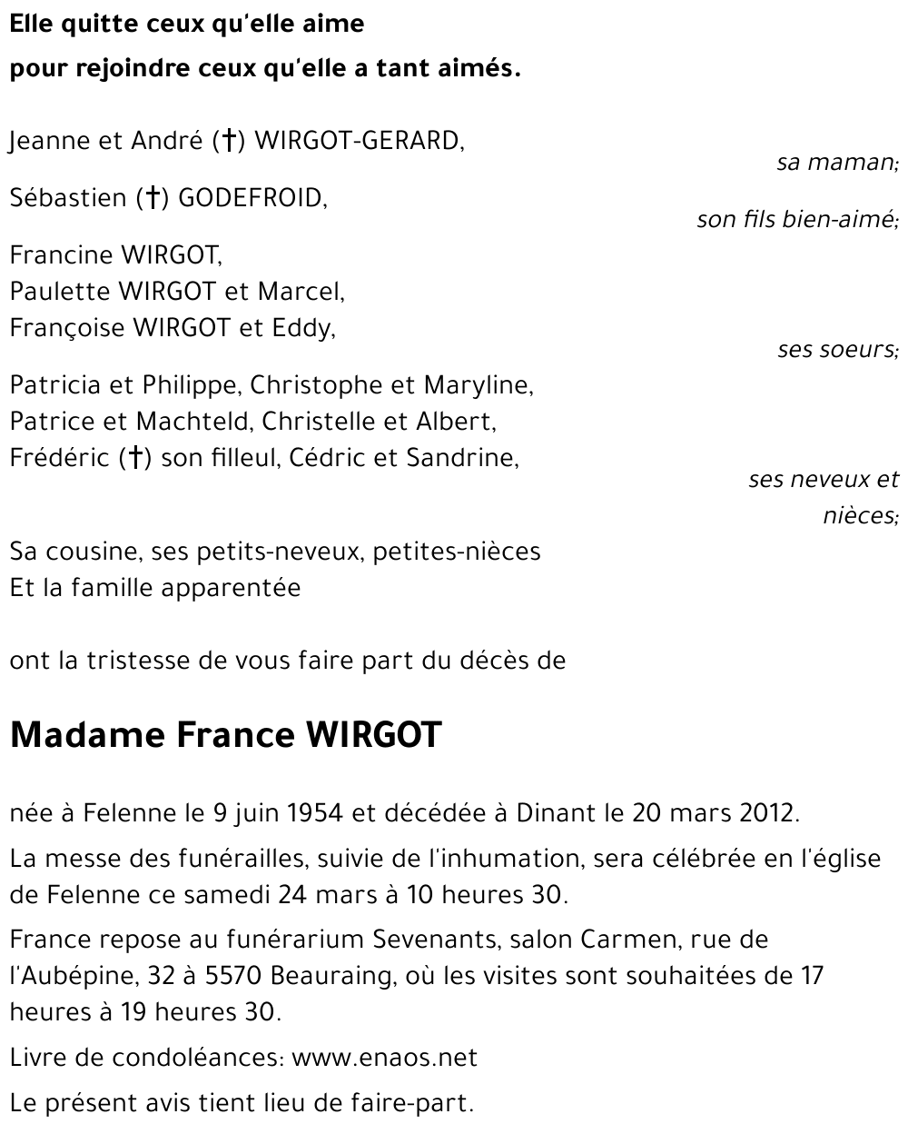 France WIRGOT