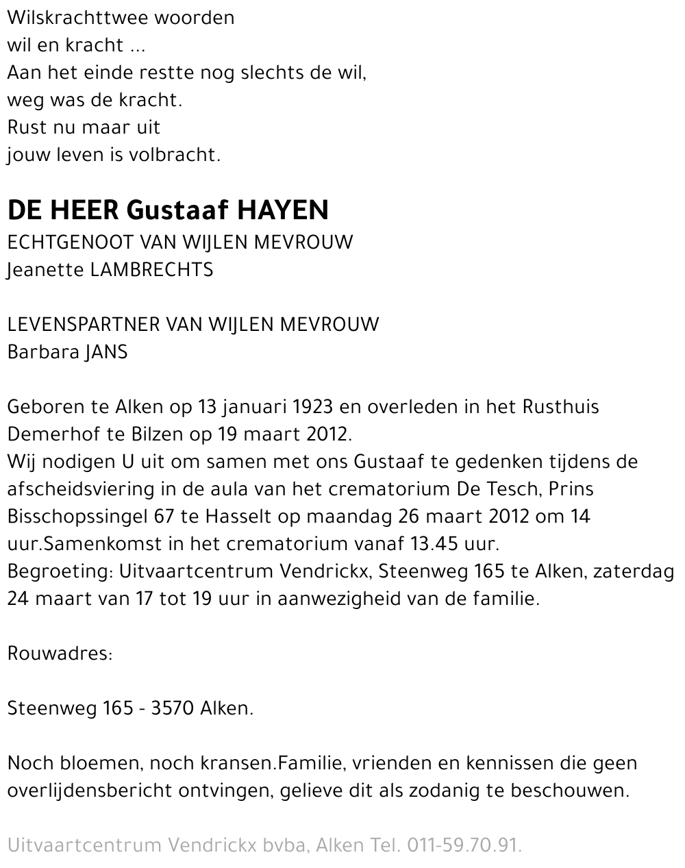 Gustaaf Hayen
