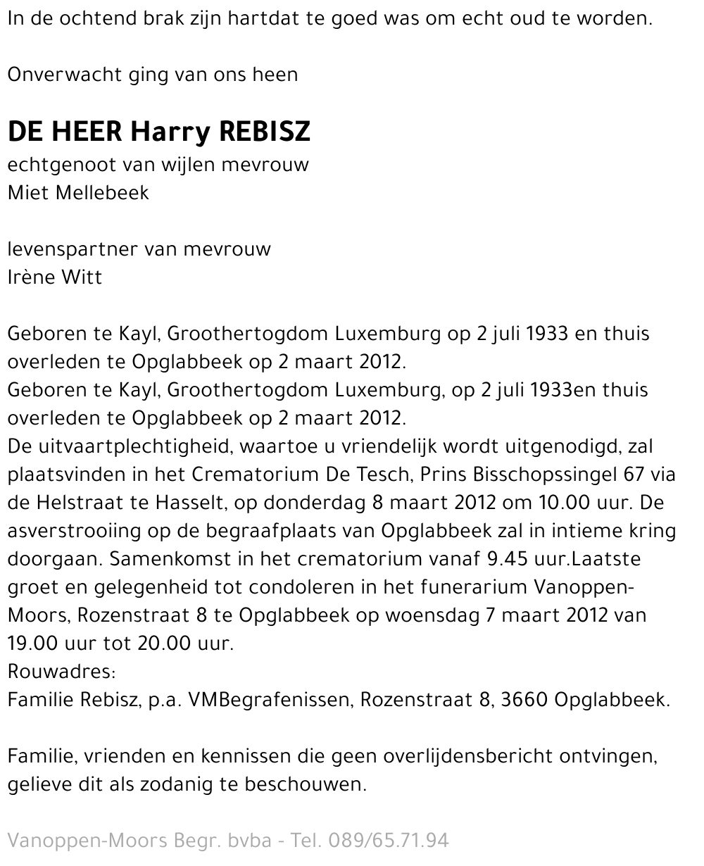 Harry Rebisz