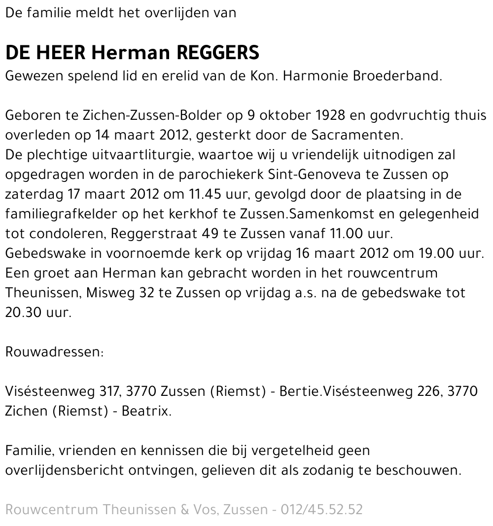 Herman Reggers