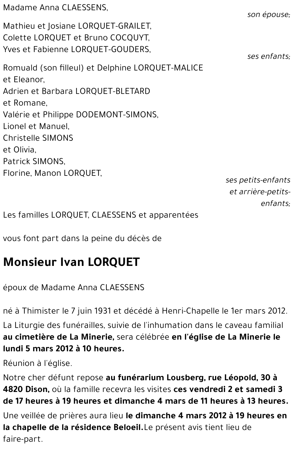 Ivan LORQUET