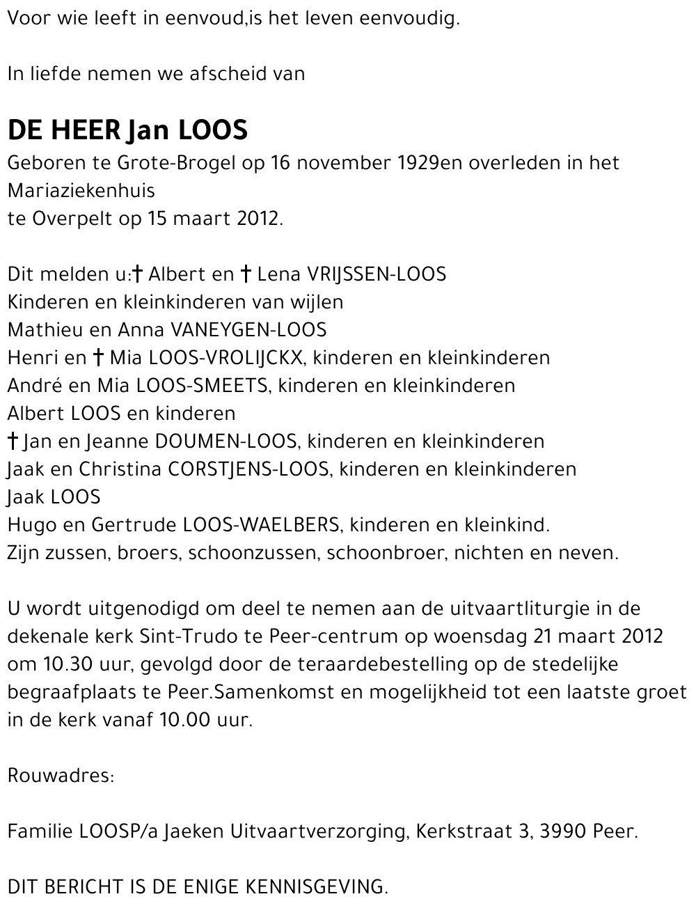 Jan LOOS