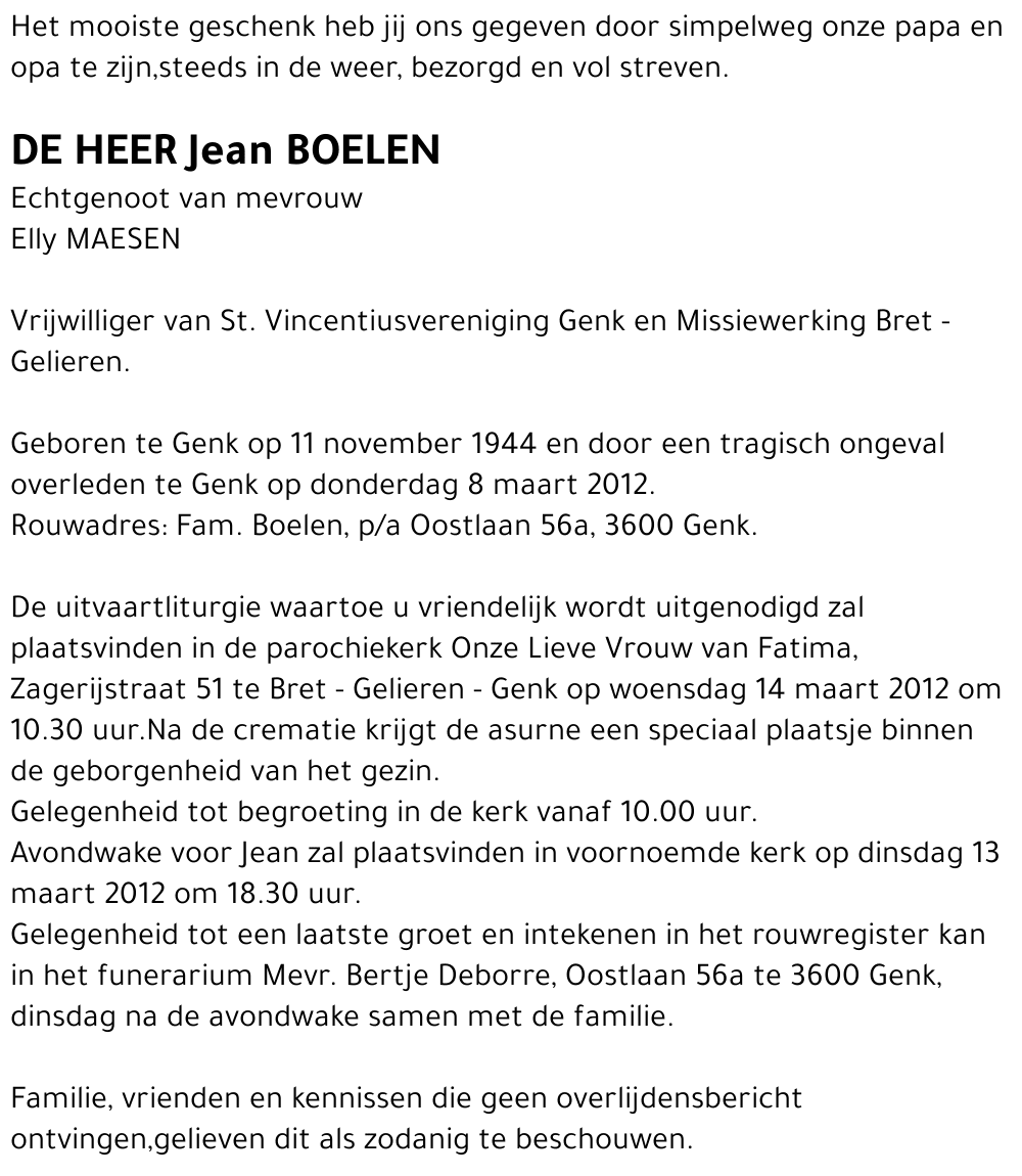 Jean BOELEN