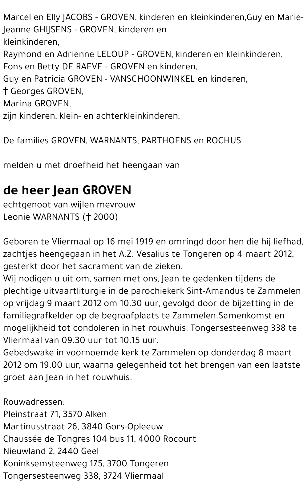 Jean GROVEN