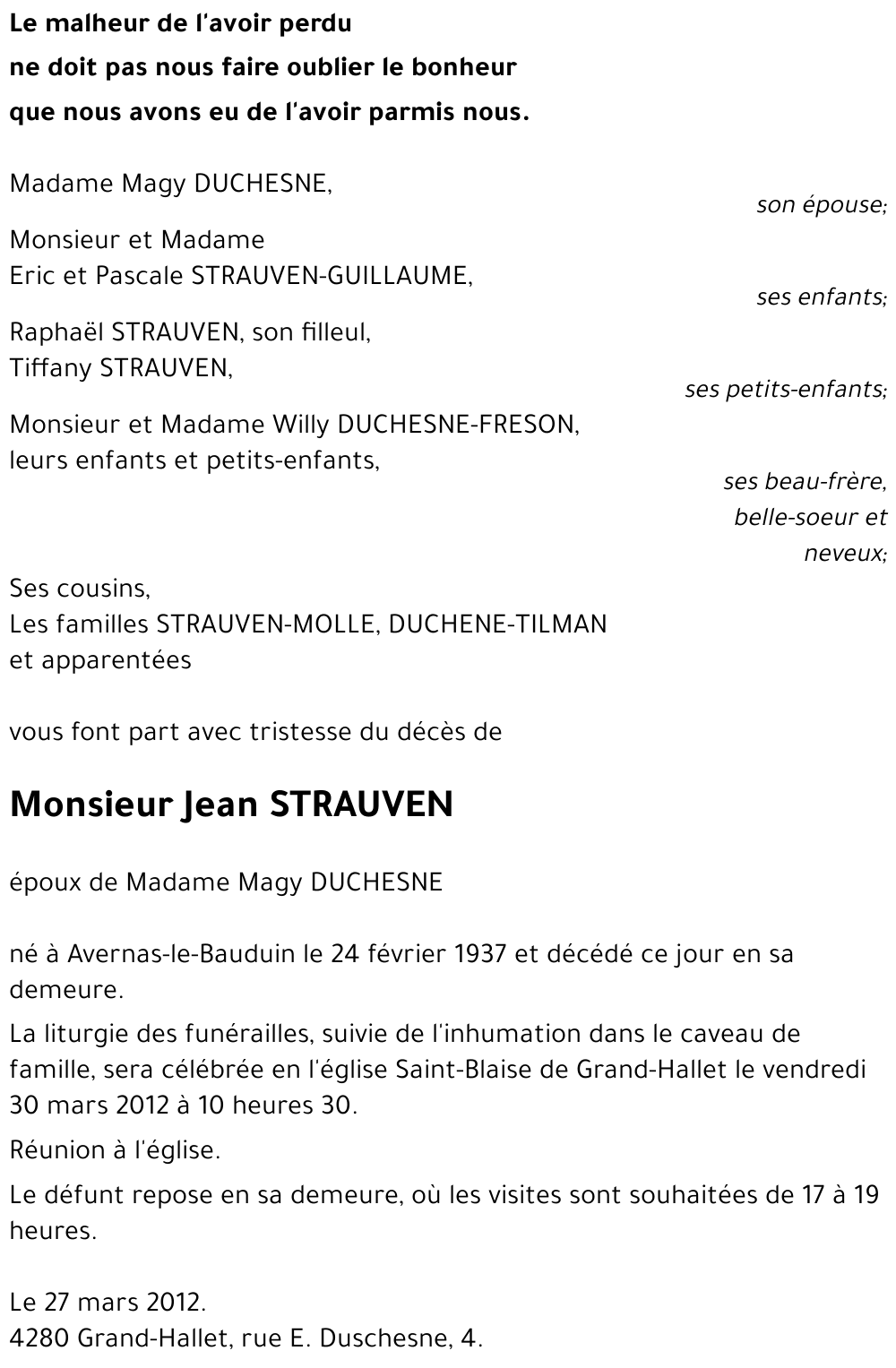Jean STRAUVEN