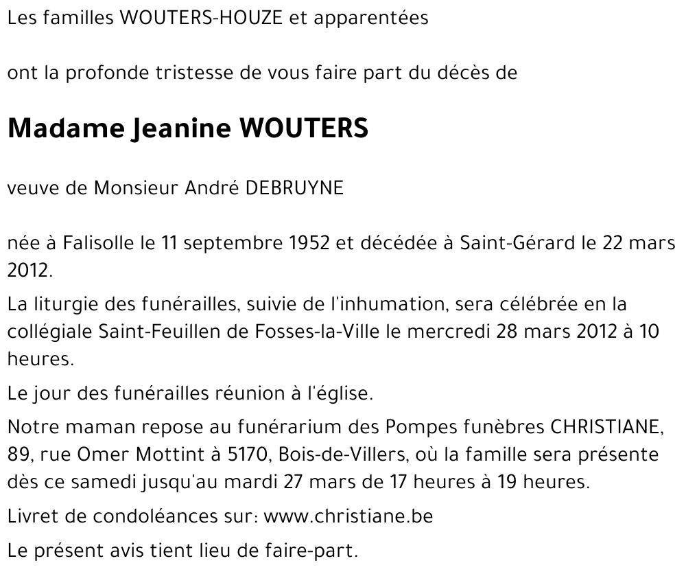 Jeanine WOTERS