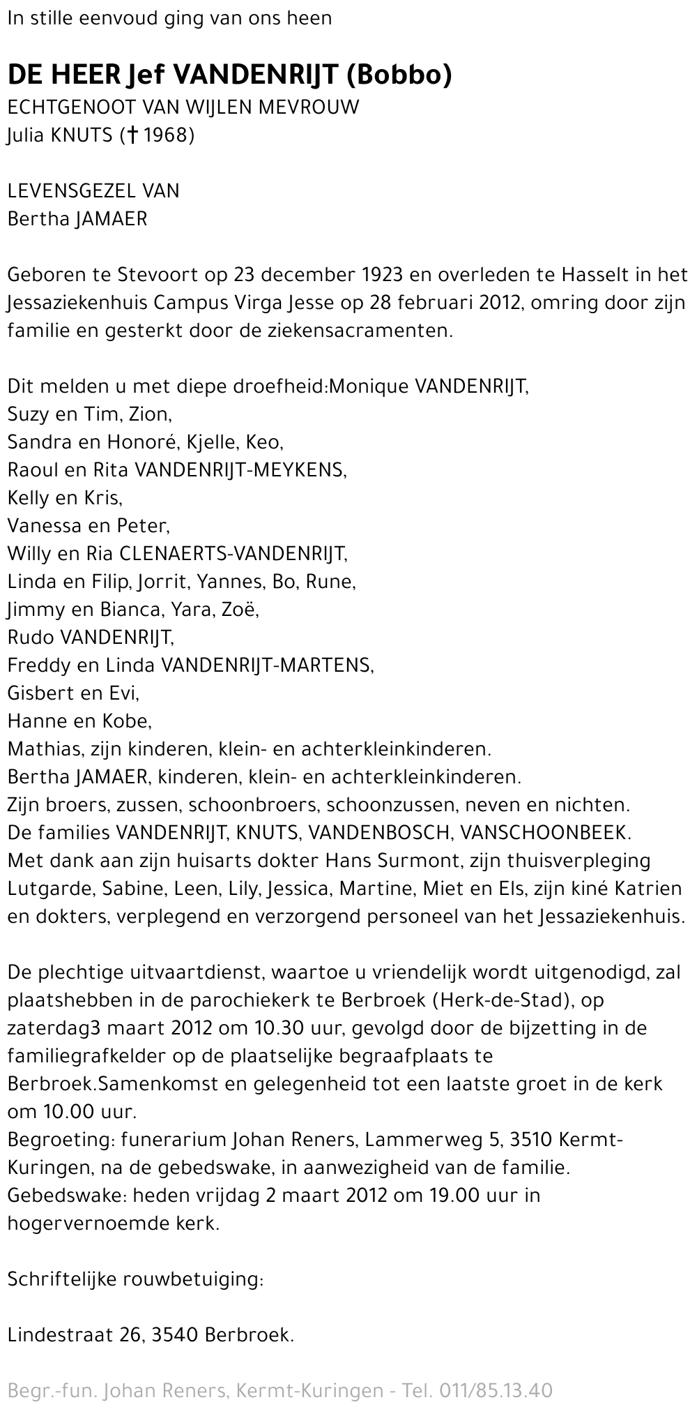 Jef Vandenrijt (Bobbo)