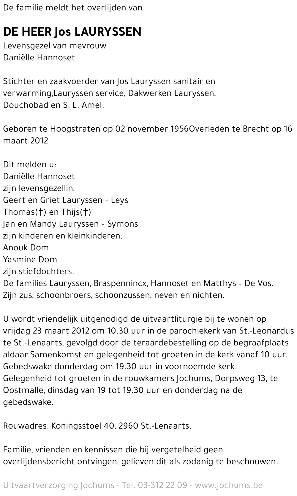 Jos Lauryssen