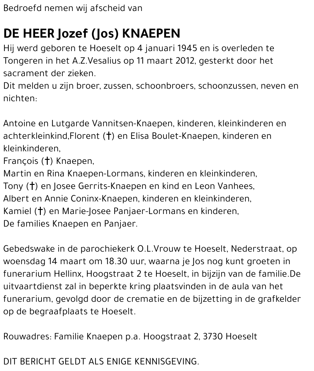 Jozef KNAEPEN